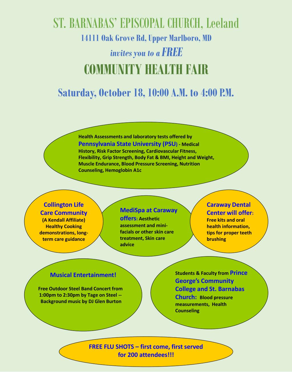 PPT ST. BARNABAS’ EPISCOPAL CHURCH, Leeland 14111 Oak Grove Rd, Upper