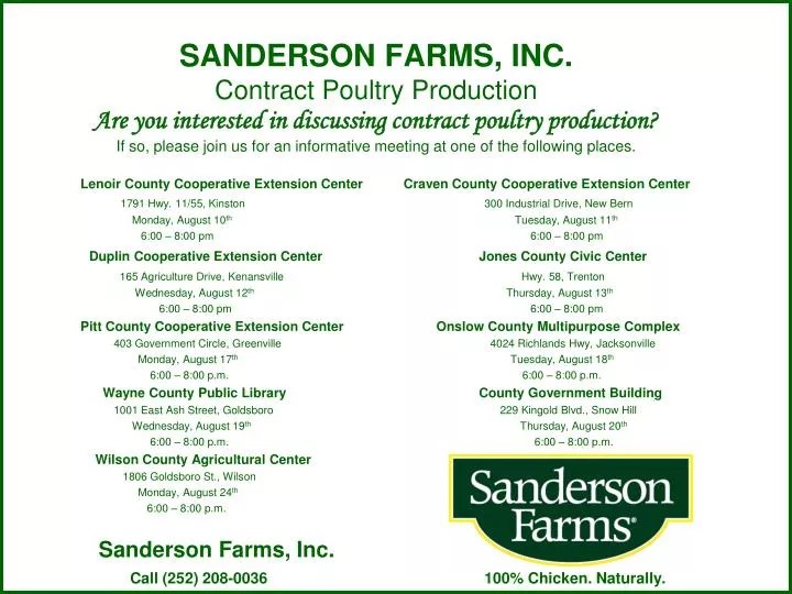 PPT Lenoir County Cooperative Extension Center Craven County