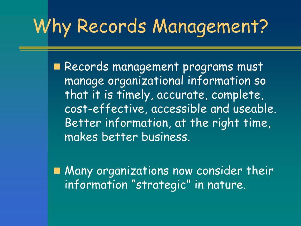 PPT Records Liaison Training PowerPoint Presentation, free download