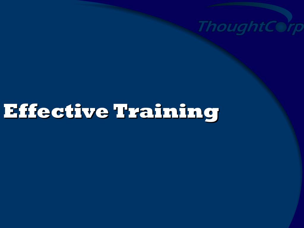 PPT Strategies for Effective Training PowerPoint Presentation, free download ID5888846
