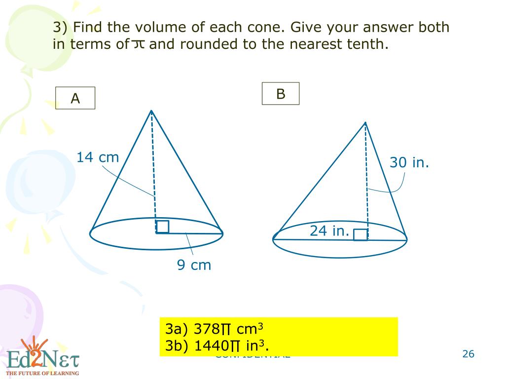 PPT Geometry Volume of Pyramids and Cones PowerPoint Presentation