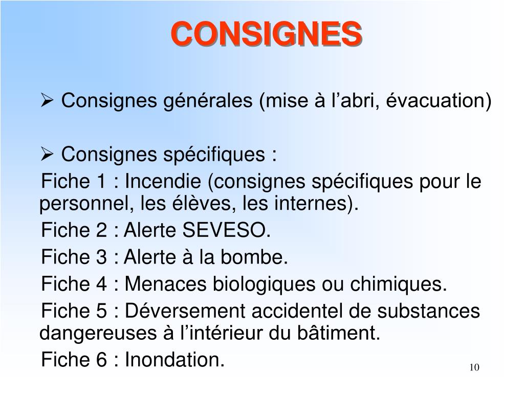 PPT PLAN INTERNE D’URGENCE PowerPoint Presentation, free download