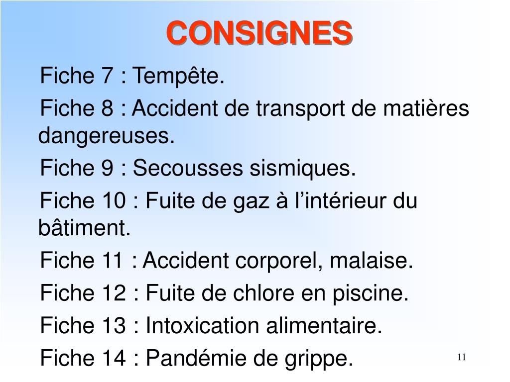 PPT PLAN INTERNE D’URGENCE PowerPoint Presentation, free download