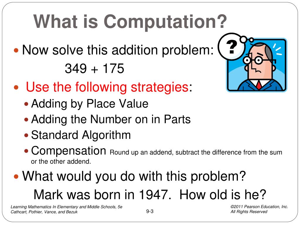 PPT Estimation and Computational Procedures for Whole Numbers