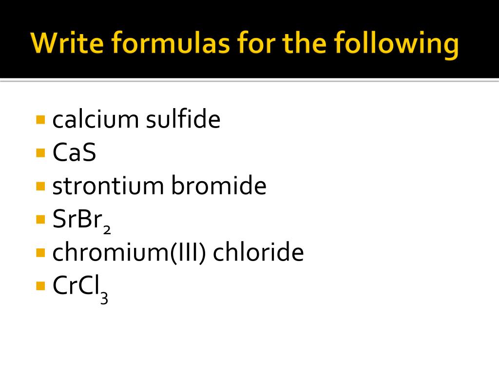 PPT Chemical formula combination of symbols that represent the