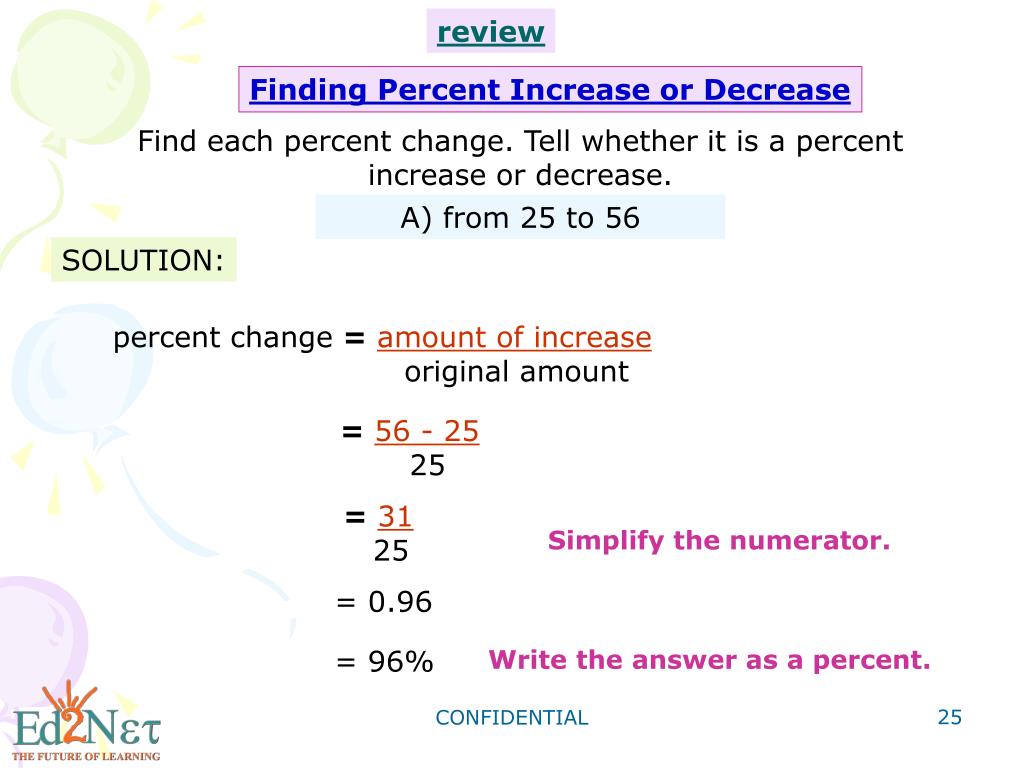PPT Algebra1 Percent Increase and Decrease PowerPoint Presentation