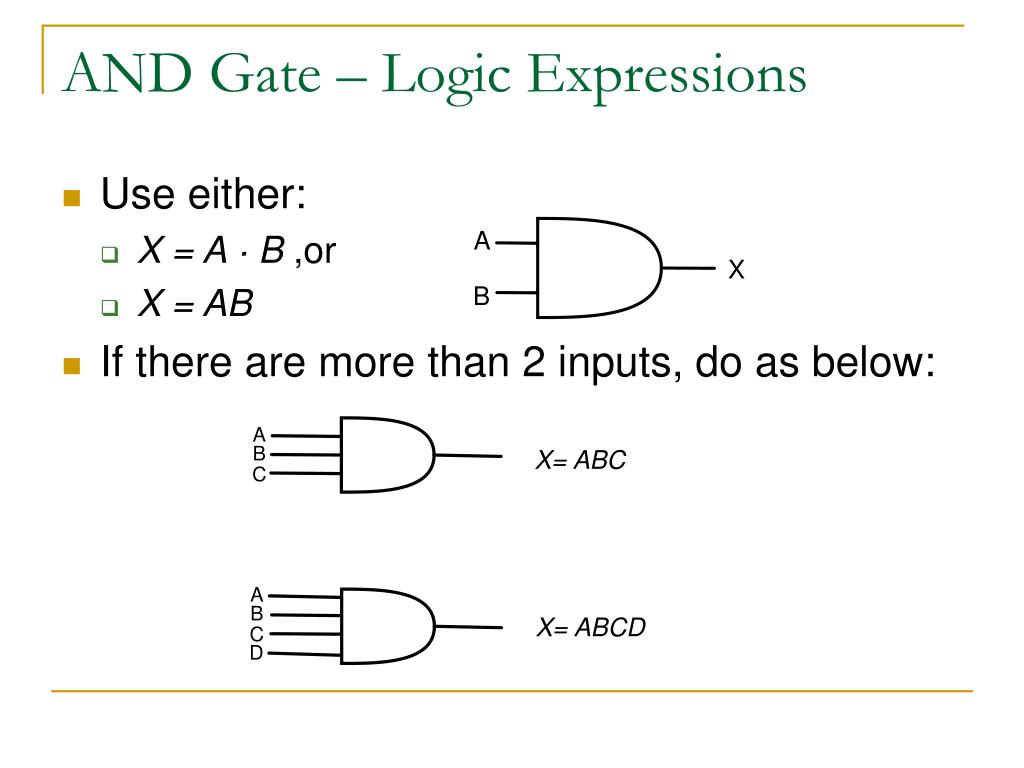 PPT Logic Gates PowerPoint Presentation, free download ID5894937