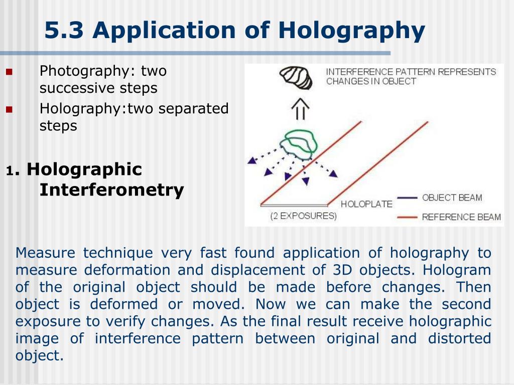 PPT Chapter 5 Holography PowerPoint Presentation, free download ID