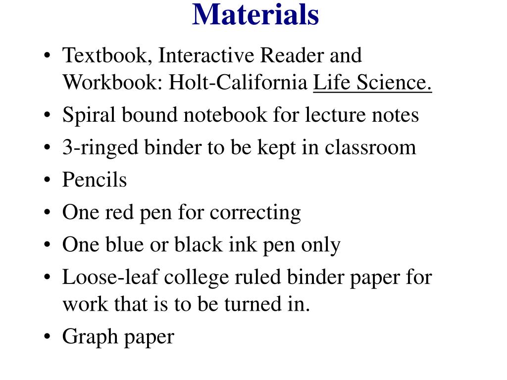 PPT LIFE SCIENCE 7th GRADE PowerPoint Presentation, free download