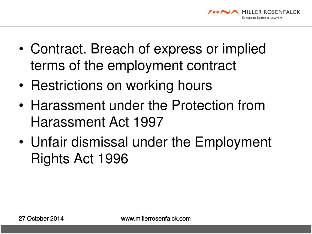 PPT Stress at work overview of legal issues PowerPoint Presentation