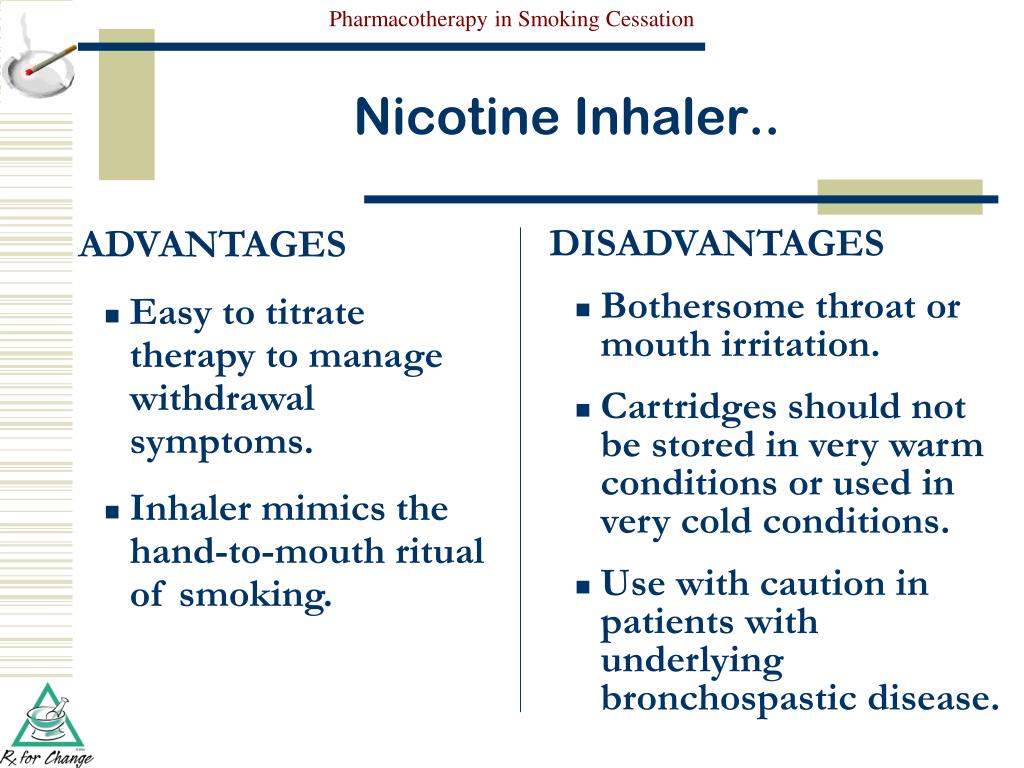 PPT Pharmacotherapy in Smoking Cessation PowerPoint Presentation