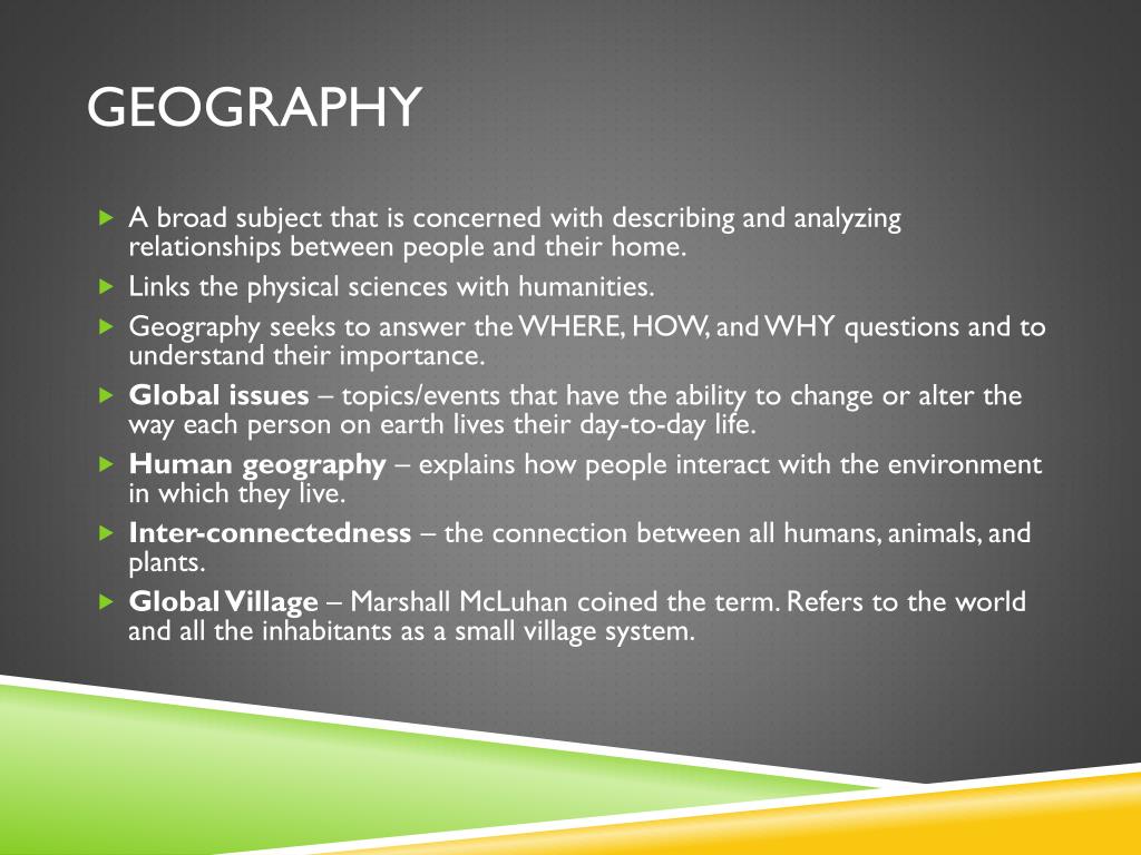 PPT What is Geography? PowerPoint Presentation, free download ID