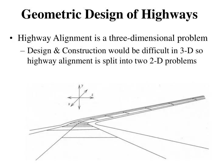 PPT Geometric Design of Highways PowerPoint Presentation, free