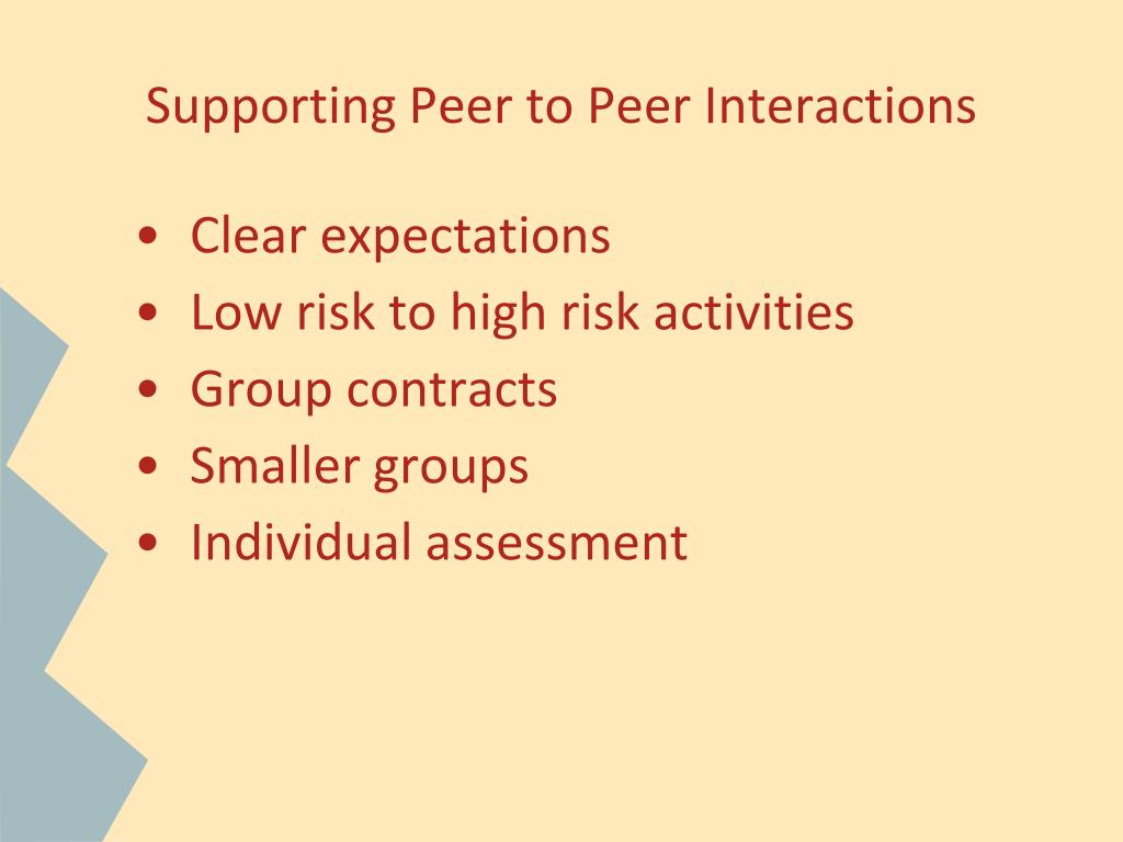PPT Peer to Peer Interactions PowerPoint Presentation, free download