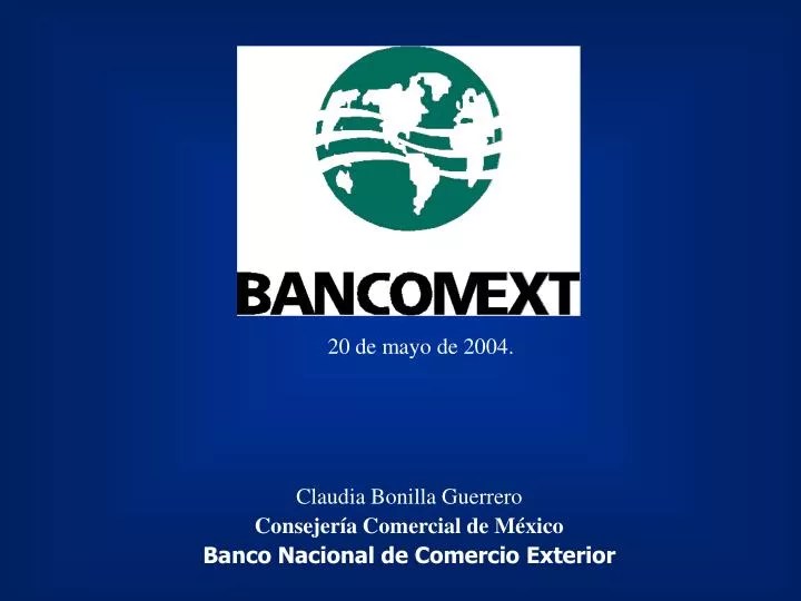 PPT Claudia Bonilla Guerrero Consejería Comercial de