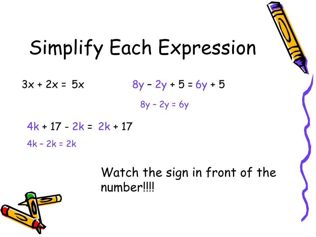 PPT Combining Like Terms PowerPoint Presentation, free download ID
