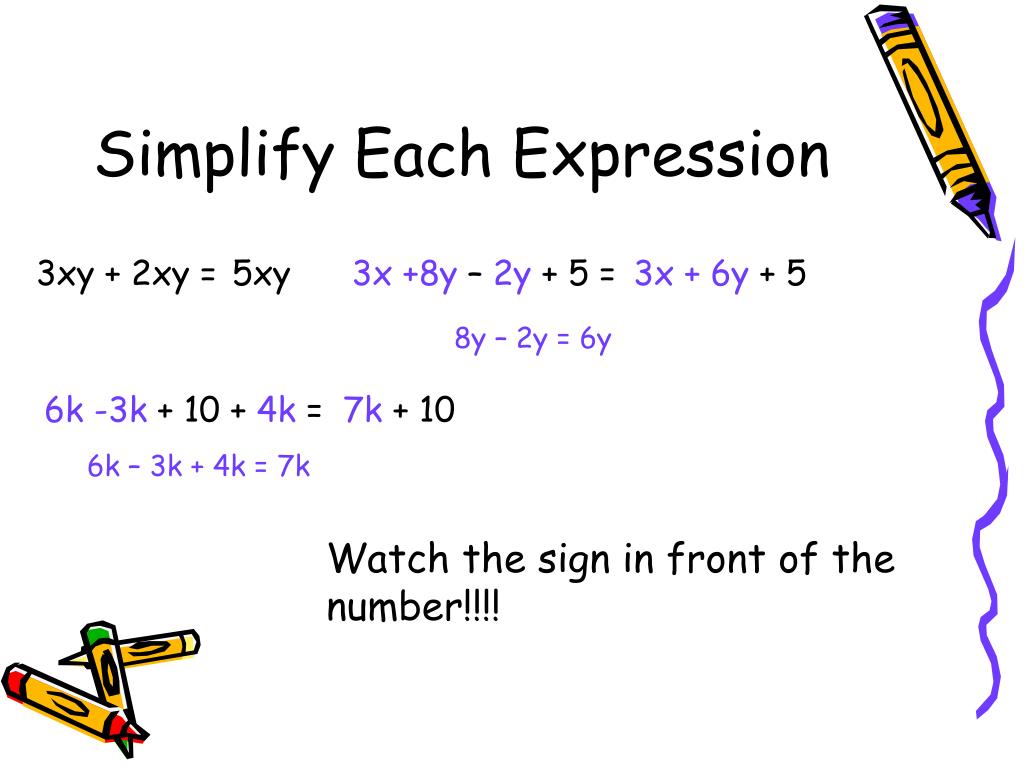 PPT Combining Like Terms PowerPoint Presentation, free download ID