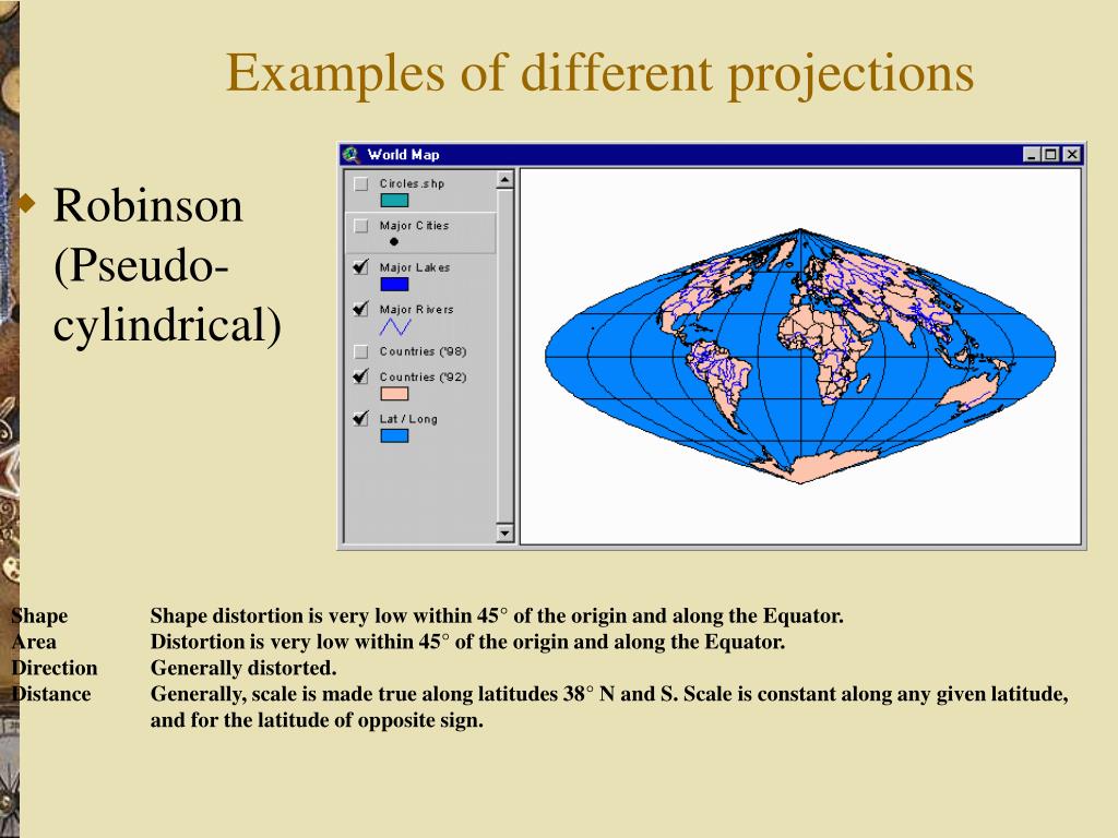 PPT MAP PROJECTIONS PowerPoint Presentation, free download ID5925191