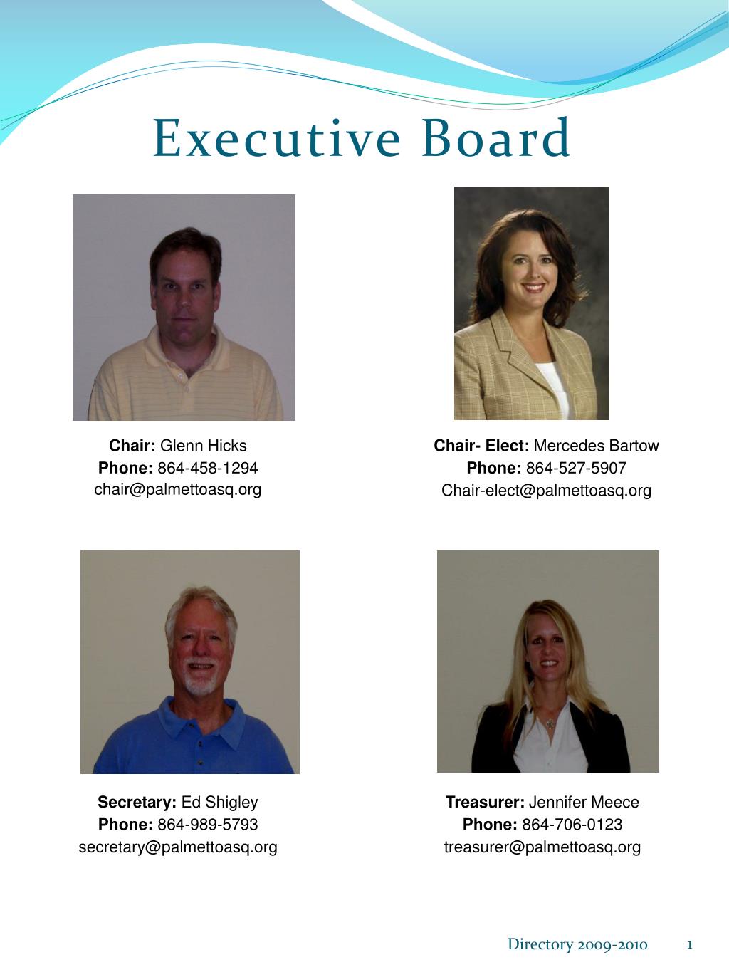 PPT Executive Board PowerPoint Presentation, free download ID5926103