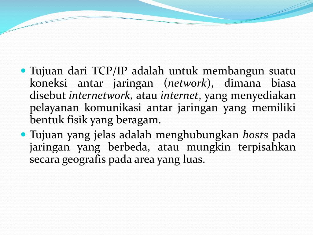 PPT PROTOCOL TCP/IP PowerPoint Presentation, free download ID5926224
