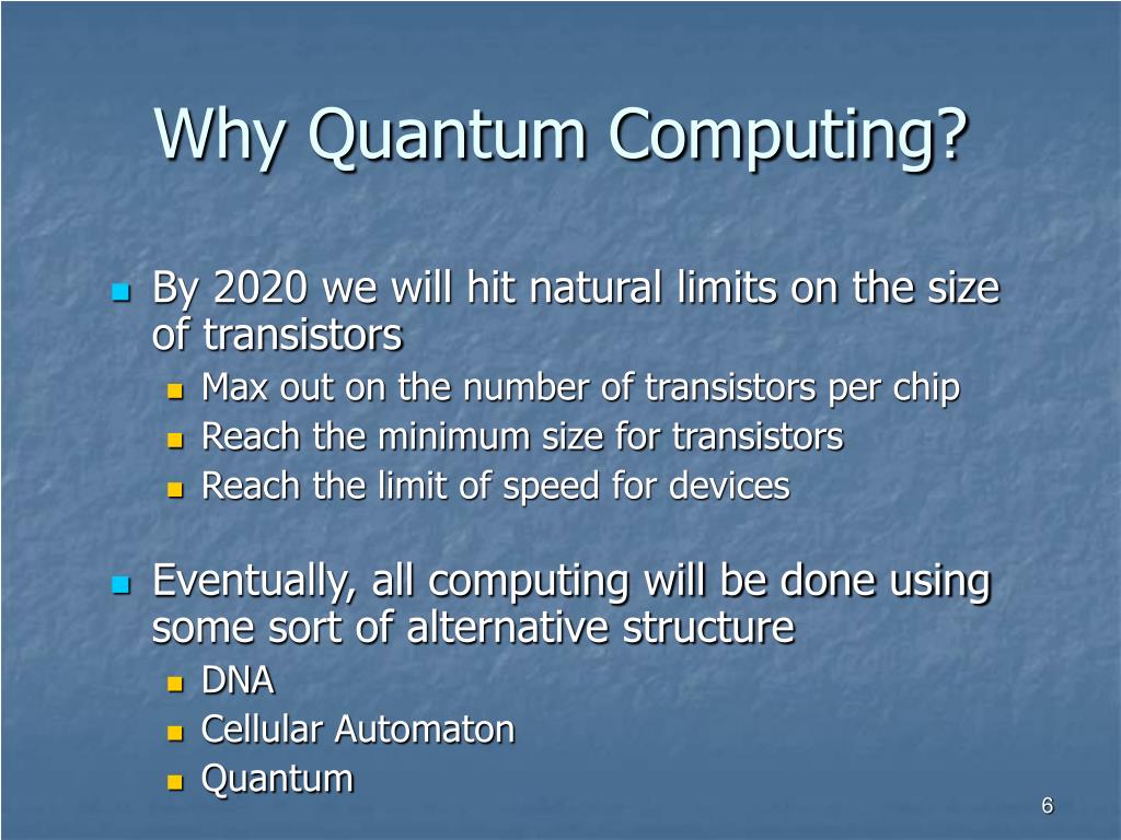 PPT Introduction to Quantum Computing PowerPoint Presentation, free