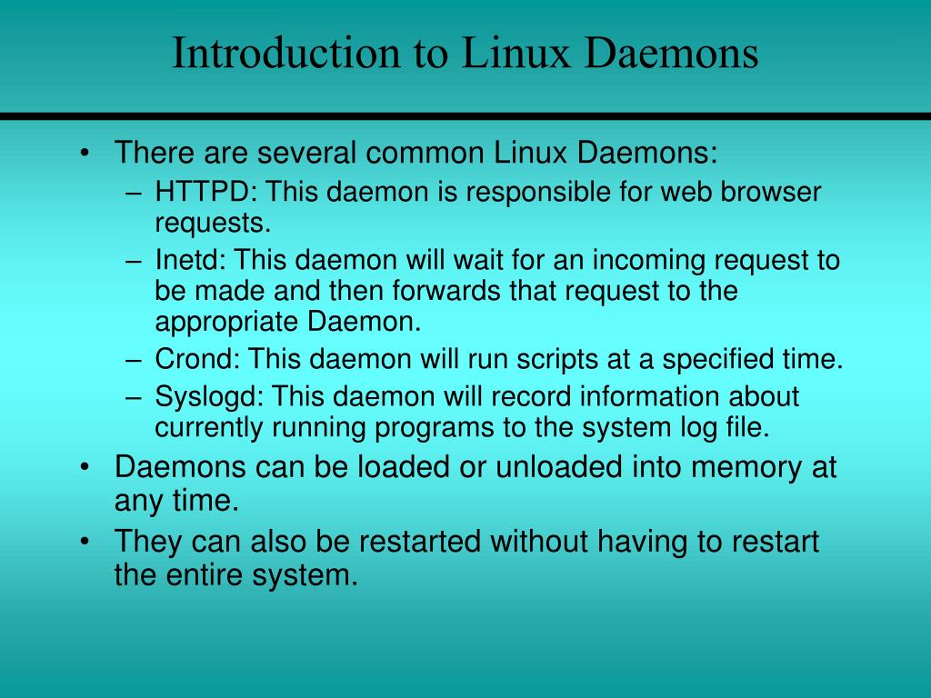 PPT Module 9 Linux Administration PowerPoint Presentation, free