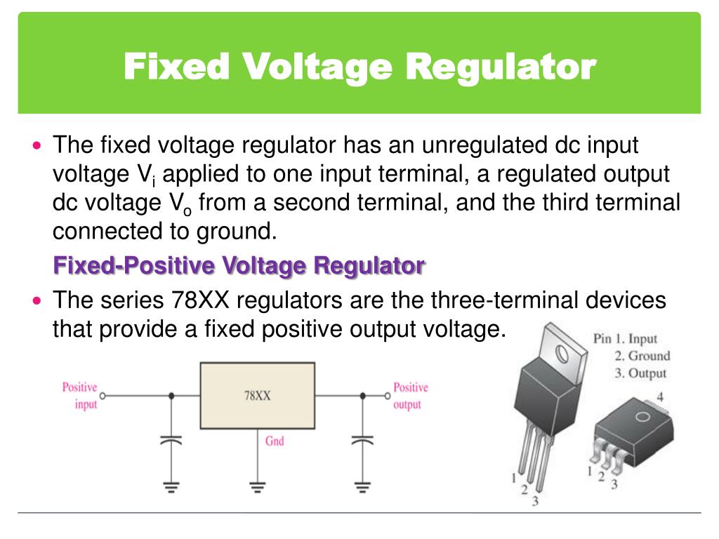 PPT Chapter 6 Voltage Regulator PowerPoint Presentation