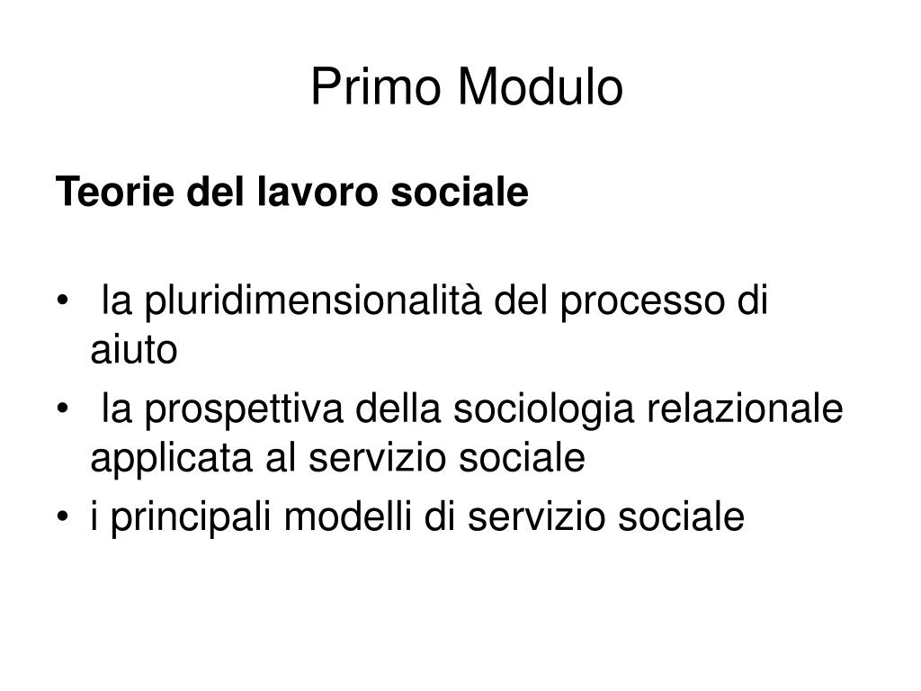 Metodi E Tecniche Del Servizio Sociale Slide baikacy