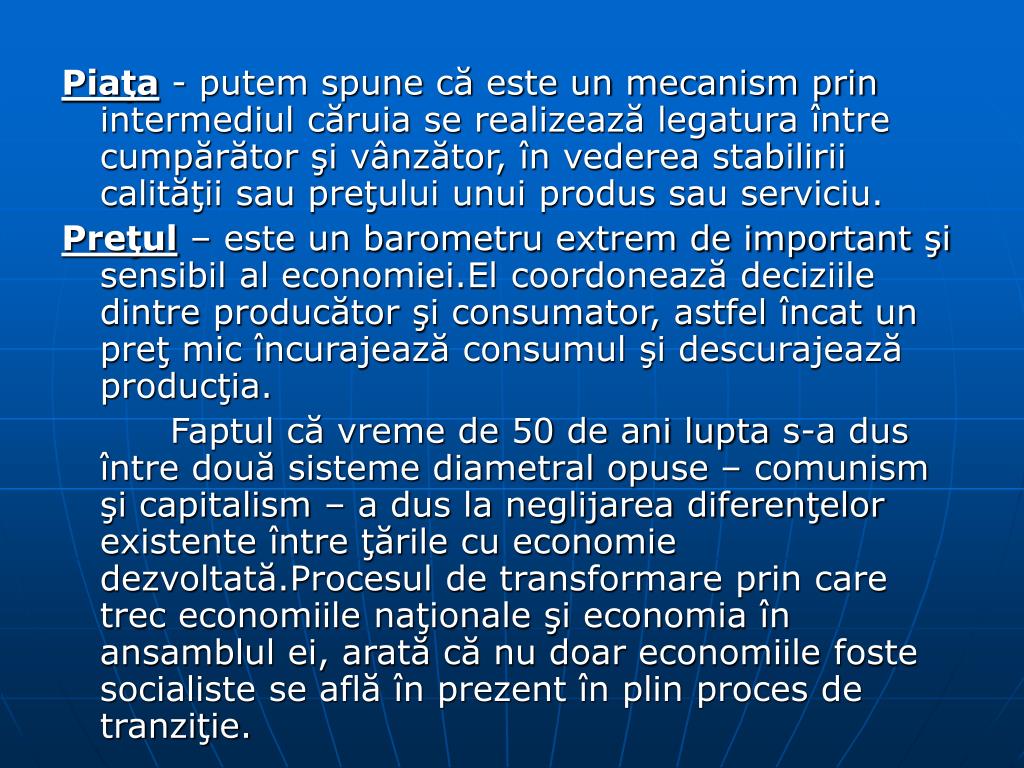 PPT Economia de piata PowerPoint Presentation, free download ID5938739