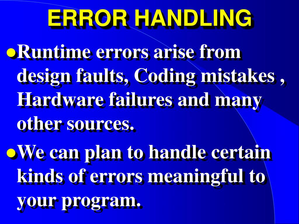 PPT PL/SQL Exceptions PowerPoint Presentation, free download ID5941317
