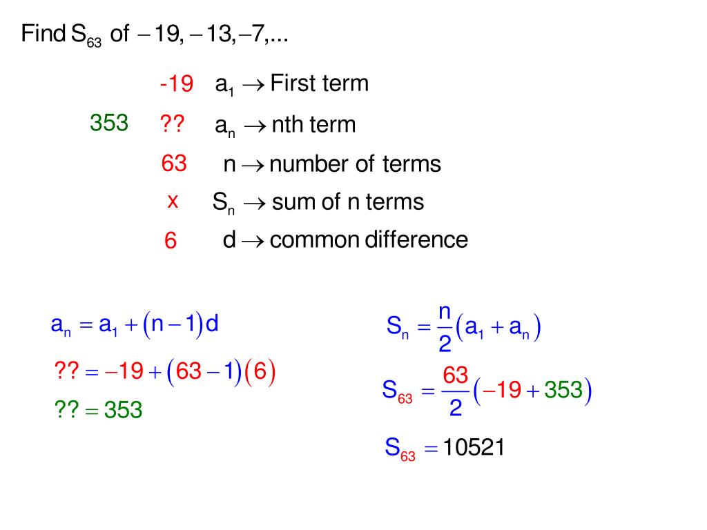 PPT 12.1 Arithmetic Sequences and Series PowerPoint Presentation