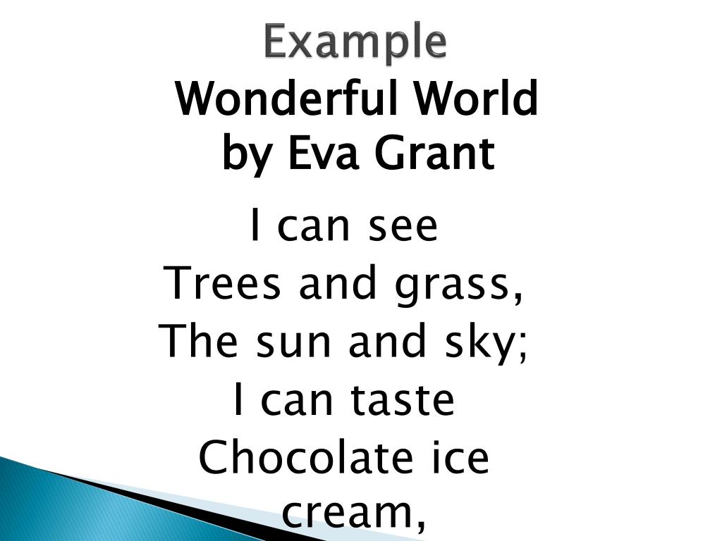 PPT Five Senses Poetry PowerPoint Presentation, free download ID