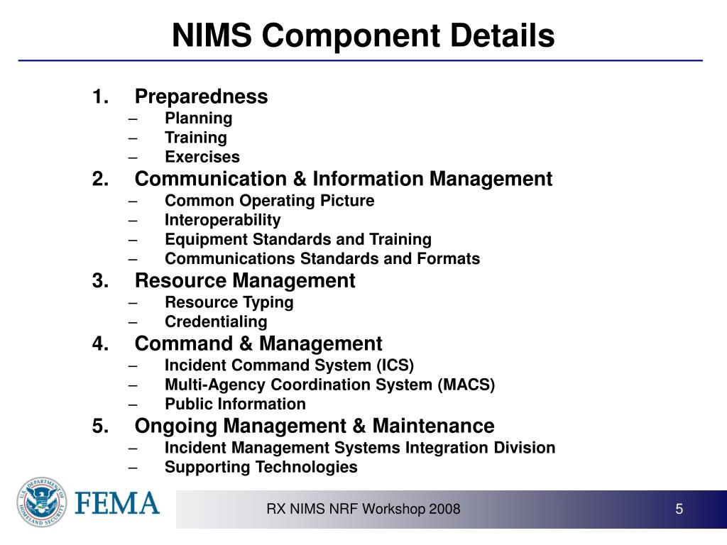 PPT National Incident Management System PowerPoint Presentation, free