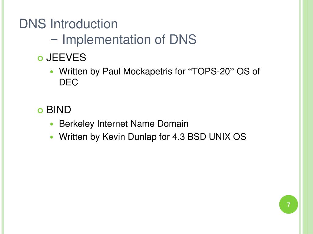 PPT Domain Name System PowerPoint Presentation, free download ID