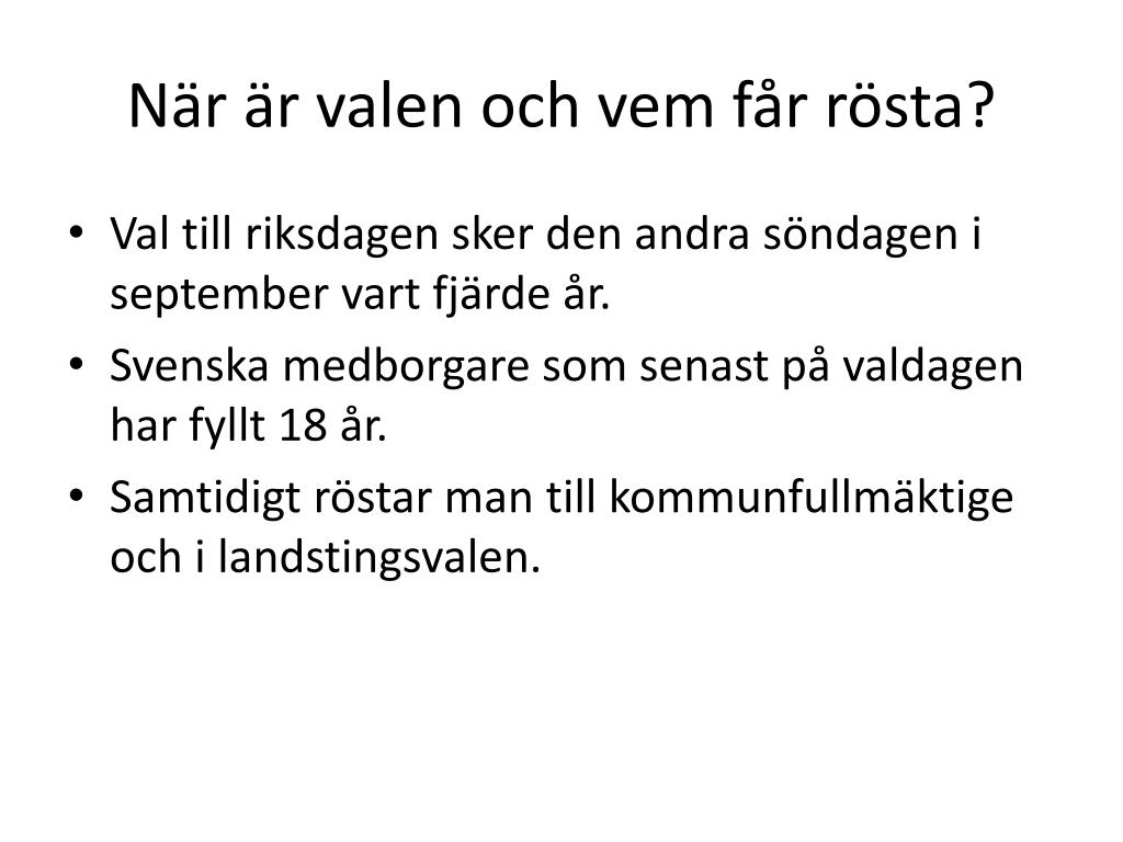 PPT Så styrs Sverige PowerPoint Presentation, free download ID5947271