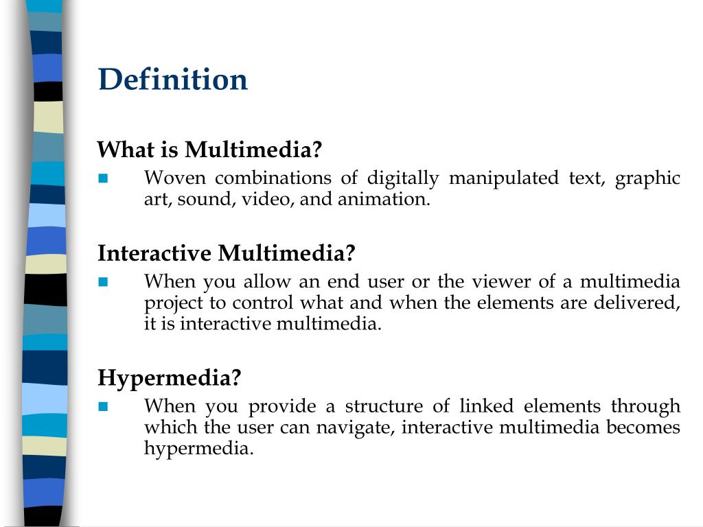 meaning of multimedia presentation