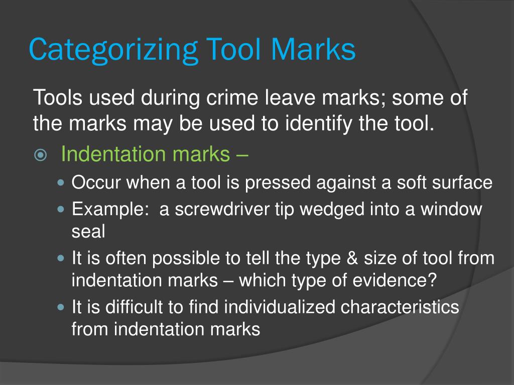 PPT Footwear & tool mark Evidence PowerPoint Presentation, free