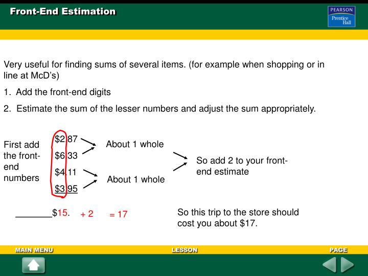 PPT Using Estimation Strategies PowerPoint Presentation ID5953651