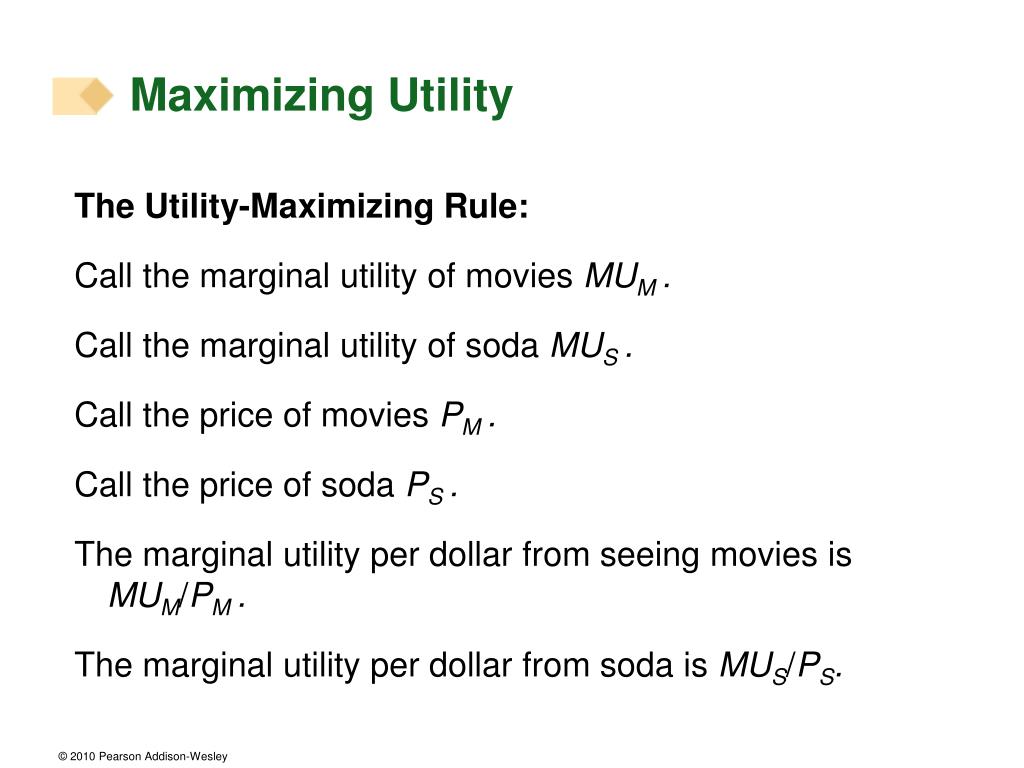 PPT Maximizing Utility PowerPoint Presentation, free download ID
