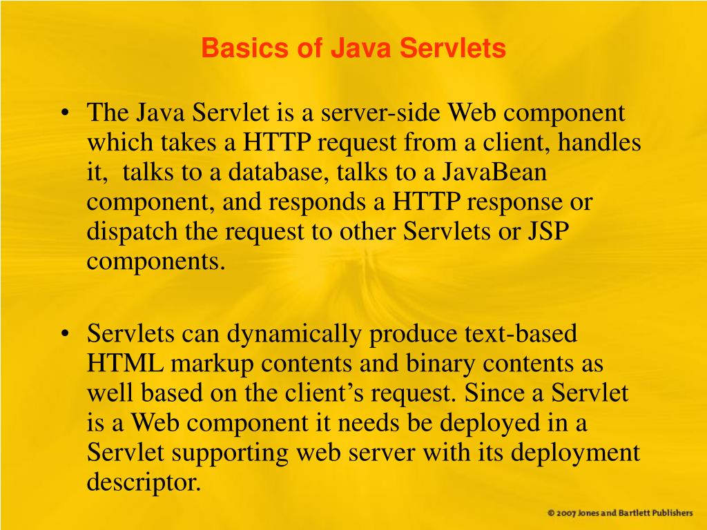 PPT Chapter 2 Java Servlets PowerPoint Presentation, free download ID5958118