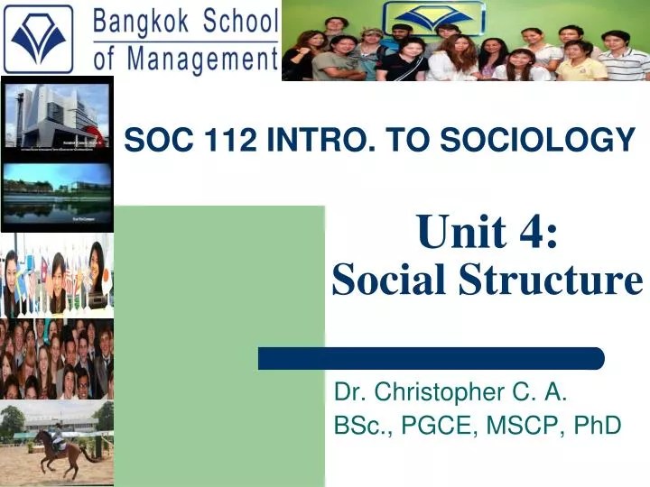 PPT SOC 112 INTRO. TO SOCIOLOGY PowerPoint Presentation