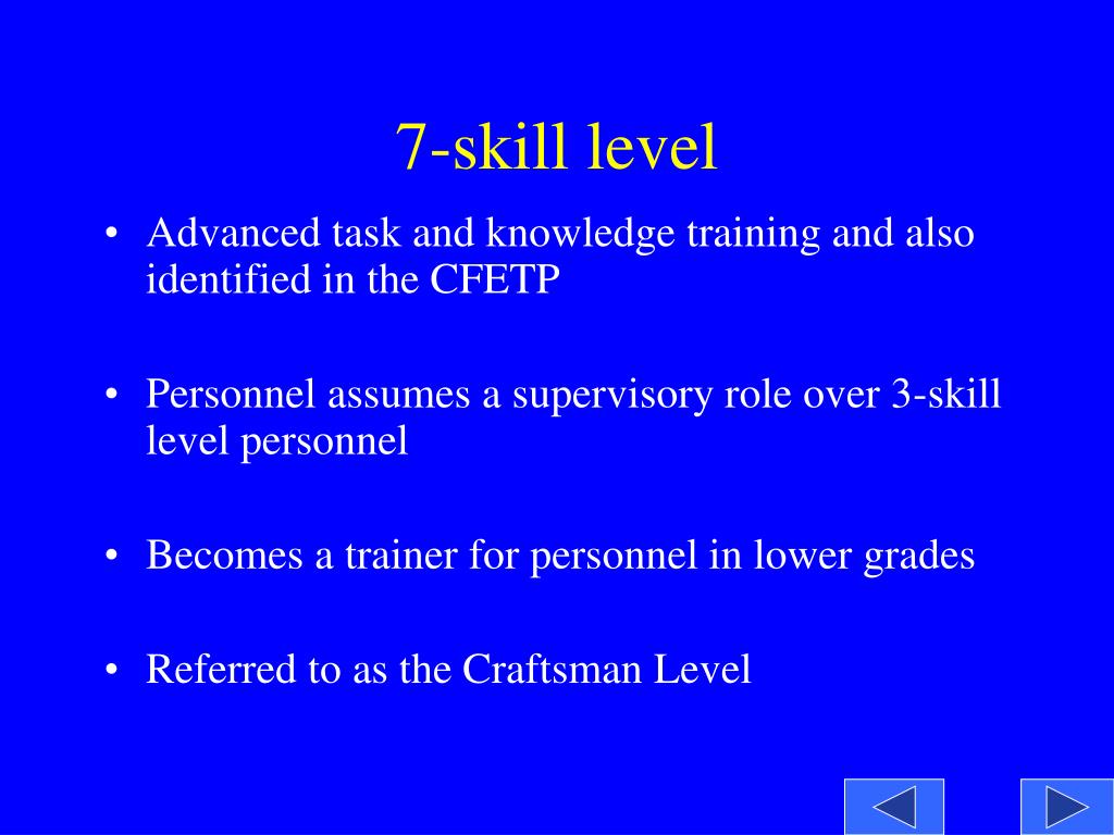 PPT Air Force Enlisted Career Path Security Forces Specialist