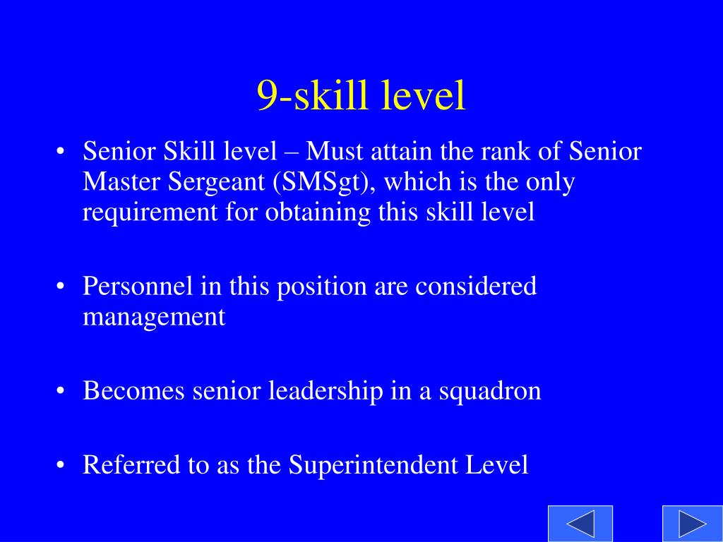 PPT Air Force Enlisted Career Path Security Forces Specialist