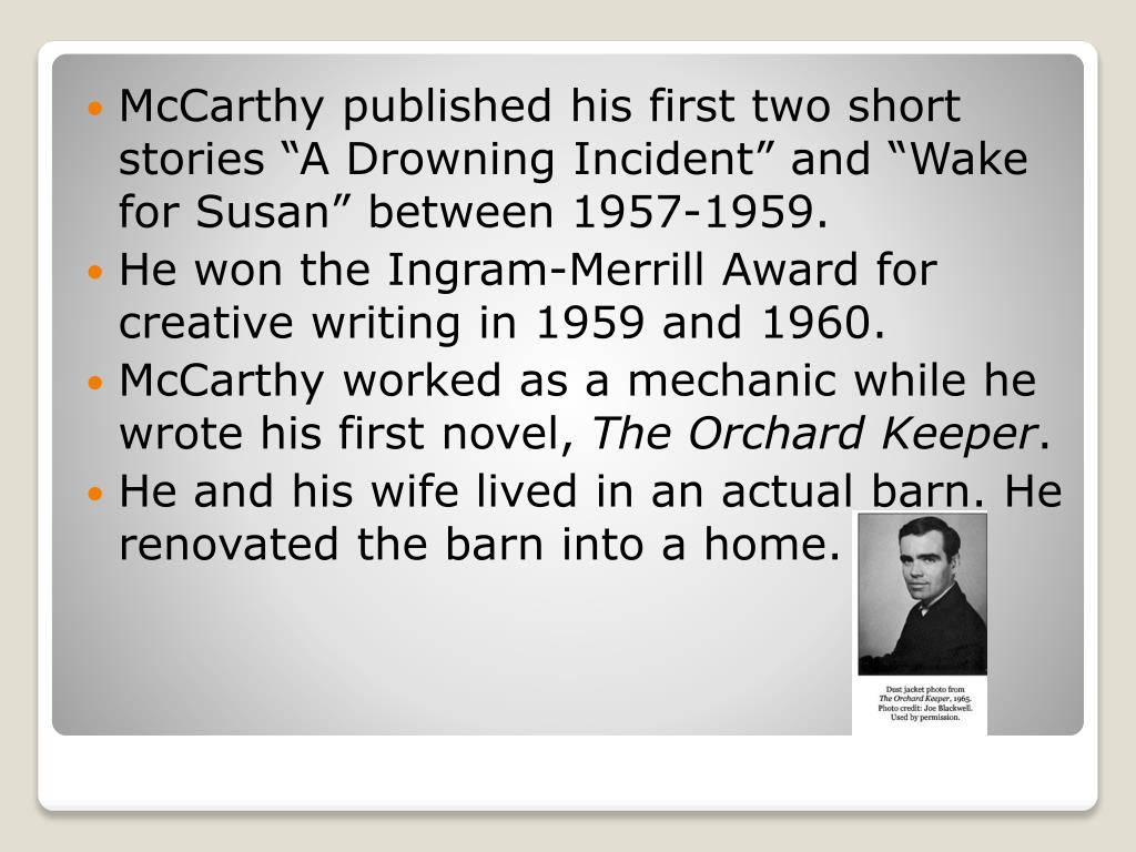 PPT CORMAC McCARTHY PowerPoint Presentation, free download ID5962798