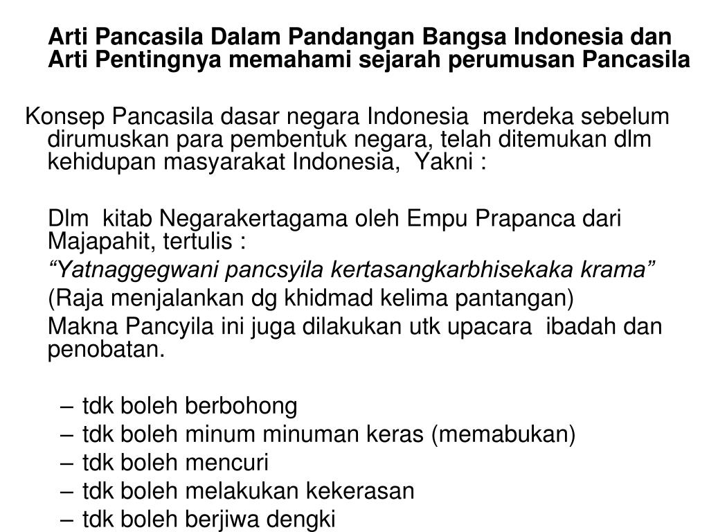 PPT Suatu pertimbangan perlunya perkuliahan P ancasila PowerPoint Presentation ID5963487