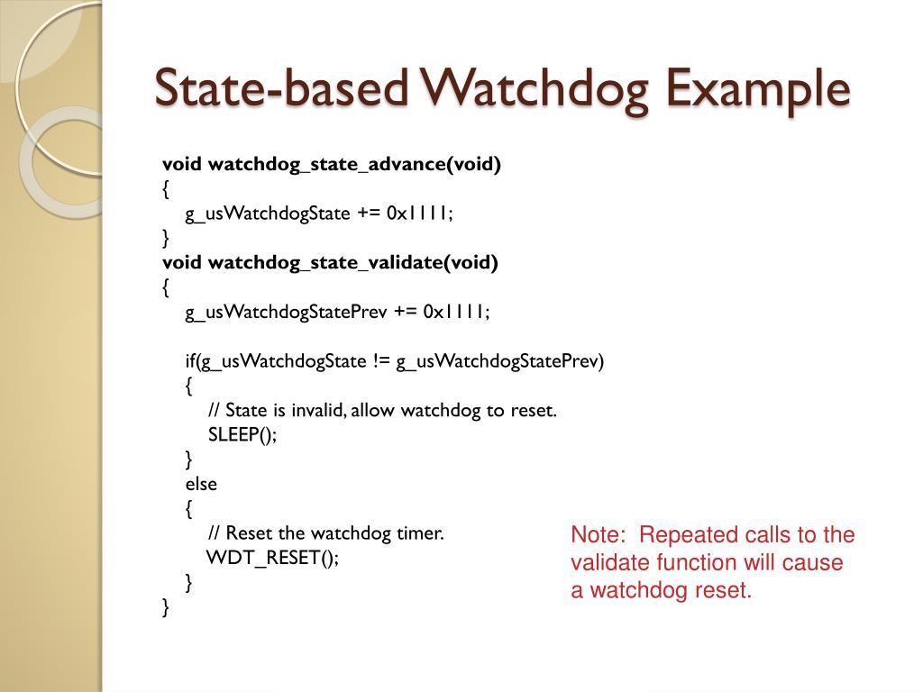 PPT Watchdog Timers PowerPoint Presentation, free download ID5967538