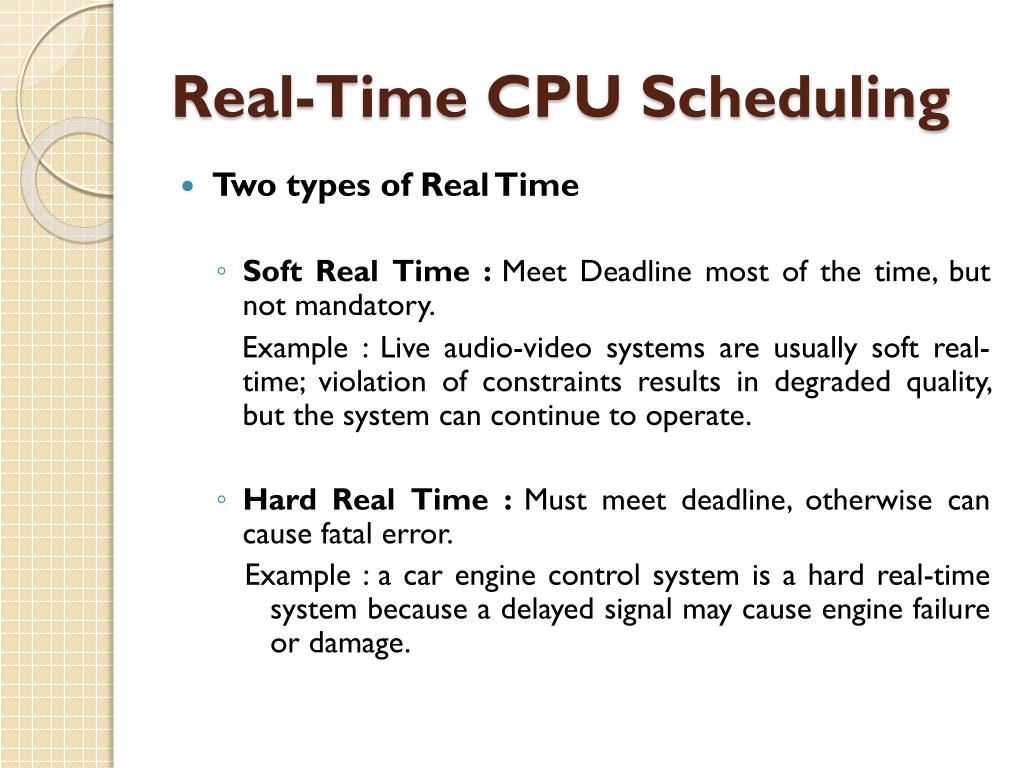 PPT Chapter 19 RealTime Systems PowerPoint Presentation, free
