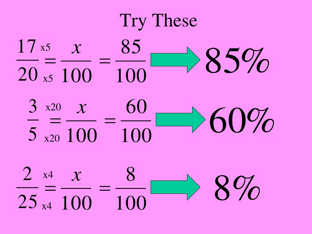 PPT FRACTIONS, DECIMALS & PERCENTS OH MY! PowerPoint Presentation