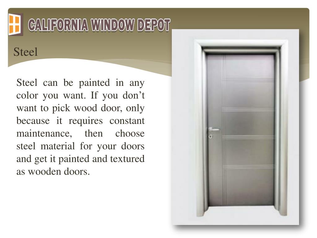PPT Best Materials for Door Installations in Los Angeles PowerPoint