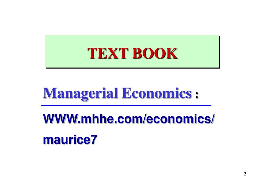 PPT Managerial Economics PowerPoint Presentation, free download ID5977166